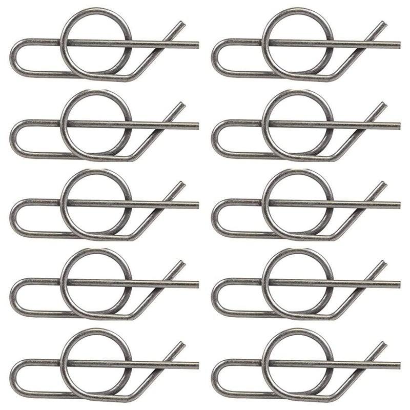 JFYO Replacement M154221 Spring Locking Cotter Pin D100 G110 L100 LA100 X100 X350 Z665 Compatible with John Deere(10 Pack) - Image 1